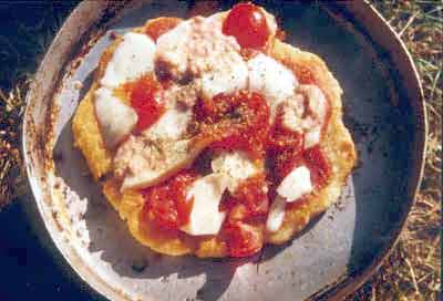 Trangia-Pizza